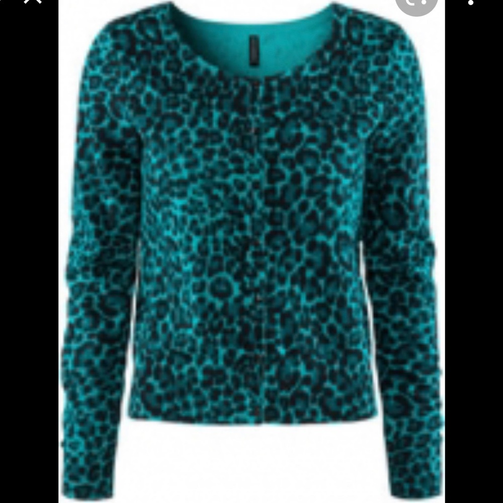 H&M Divided Leopard Cardigan size 2